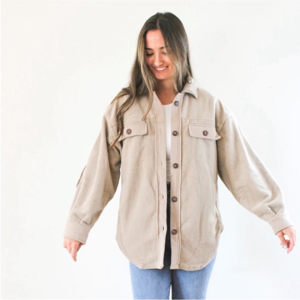 CJLA Cream Skylar Jacket Shacket